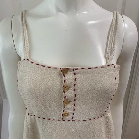 Vintage Embroidered Beach Summer Dress - Picture 5 of 11